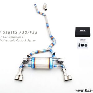 BMW Series Full Titanium Valved Quad-Exit Exhaust F30/F31/F34
