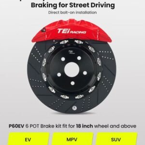 TEI P60EV | Street-Tuned 6-Piston Brake Caliper （18 inch）